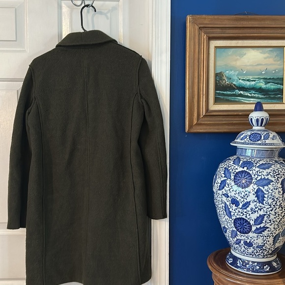 NWT Women’s J. Crew Olive Green Wool Blend 3 Button Jacket Size 4 - Picture 7 of 10